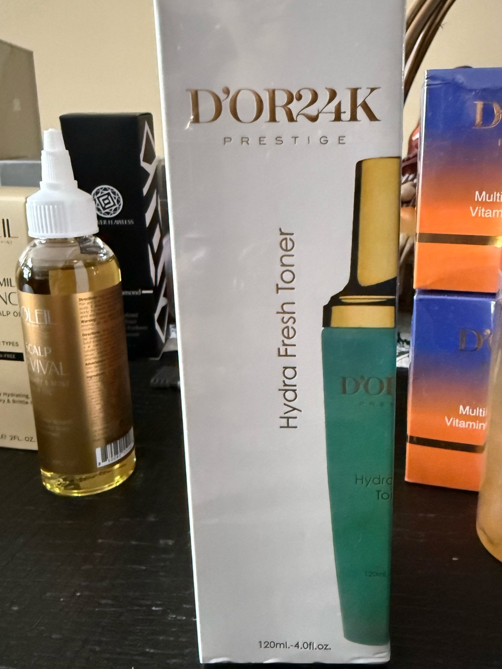 D’OR24K Prestige + Forever Flawless Luxury Toner Duo – Brand New